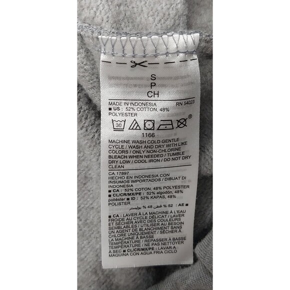 Old Navy Womens Size Small Activewear Pullover Sweatshirt Jumper Soft Gray GUC - Picture 5 of 11